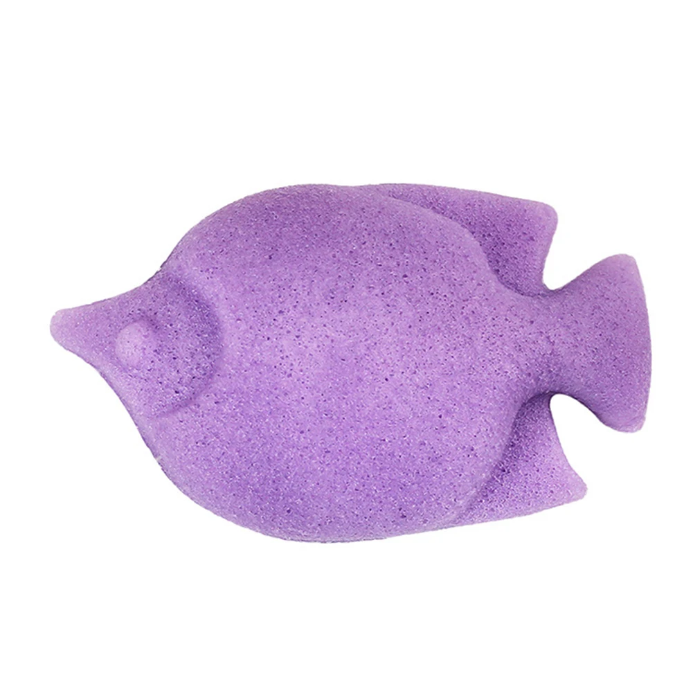 Натуральный аморфофаллюс коньяк в форме рыбы Лицевая ГУБКА для очищения лица моющая губка для отшелушивания очищающий спонж очищающее средство для лица