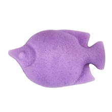 Натуральный аморфофаллюс коньяк в форме рыбы Лицевая ГУБКА для очищения лица моющая губка для отшелушивания очищающий спонж очищающее средство для лица