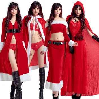 

Cloak Dress Cosplay for Christmas Party Girl 4 Style Little Red Beauty Girl Role Play Adult Costume Holiday Carnaval Halloween