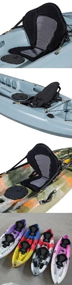 Регулируемое сиденье для гребной лодки, мягкая и противоскользящая мягкая база сидений, роскошная подушка для Каяка со спинкой D90602
