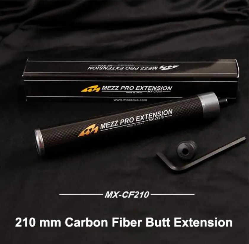 오리지널 MEZZ 풀 큐 확장 풀 키트 EXC 당구 큐 확장 탄소 섬유 당구 용품 70g, 메즈 큐 확장