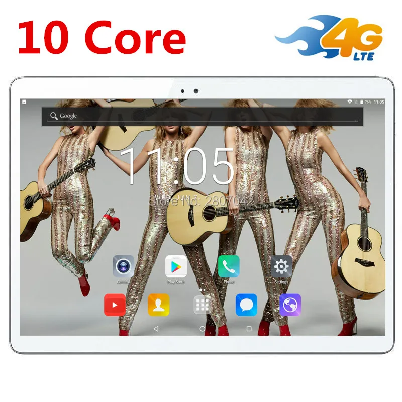 

Hot New Tablets Android 7.0 10 Core 64GB ROM Dual Camera and Dual SIM Tablet PC Support OTG WIFI GPS 4G LTE bluetooth phone