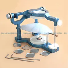 1 шт. стоматологическое лабораторное оборудование большого размера серебристого сплава артикуляторы Регулируемый протез Магнитный анатомический артикулятор