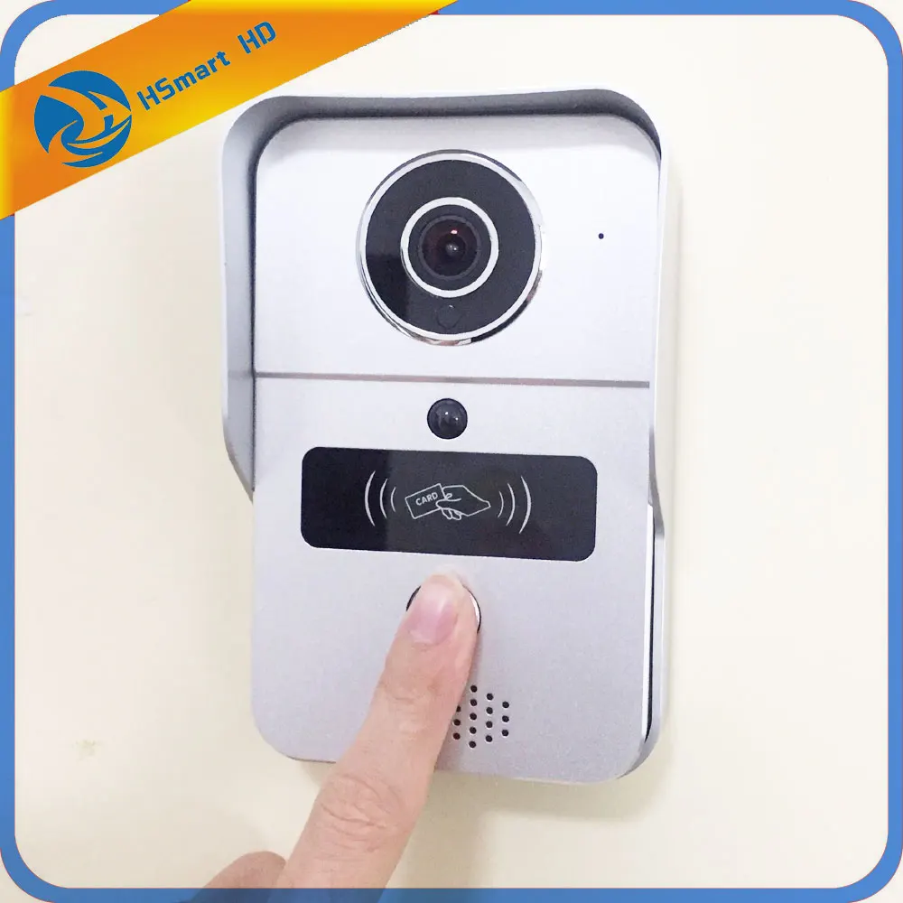 #*Cheap Home Smart Wireless Video Recording Video Door Phone RFID Keyfobs Wifi IP Door Bell POE Camera add 16GB SD For ONVIF Connect NVR