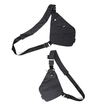 

THINKTHENDO Fashion New Men Waterproof Nylon Multipurpose Bag Sling Shoulder Chest Crossbody Bag
