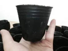 200pcs lot thin plastic seedling bag garden bonsai planters container 8 8cm free shipping plant seed