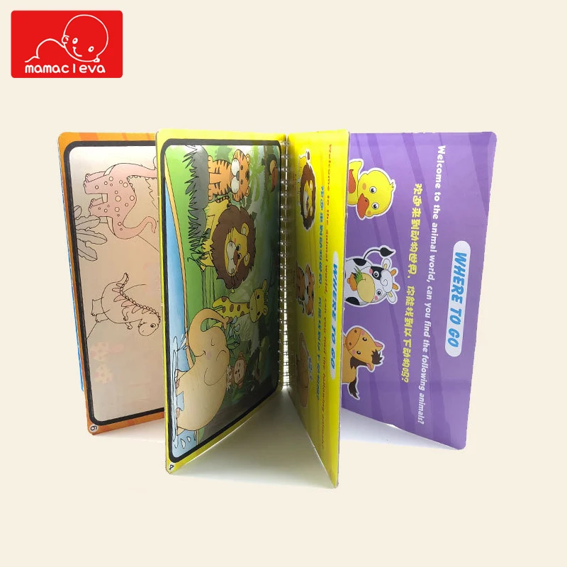 

Magic Water Drawing Book Reusable Use Painting Board Doodle & Magic Pen Water Canvas Colour Book Montessori Toys Birthday Gift