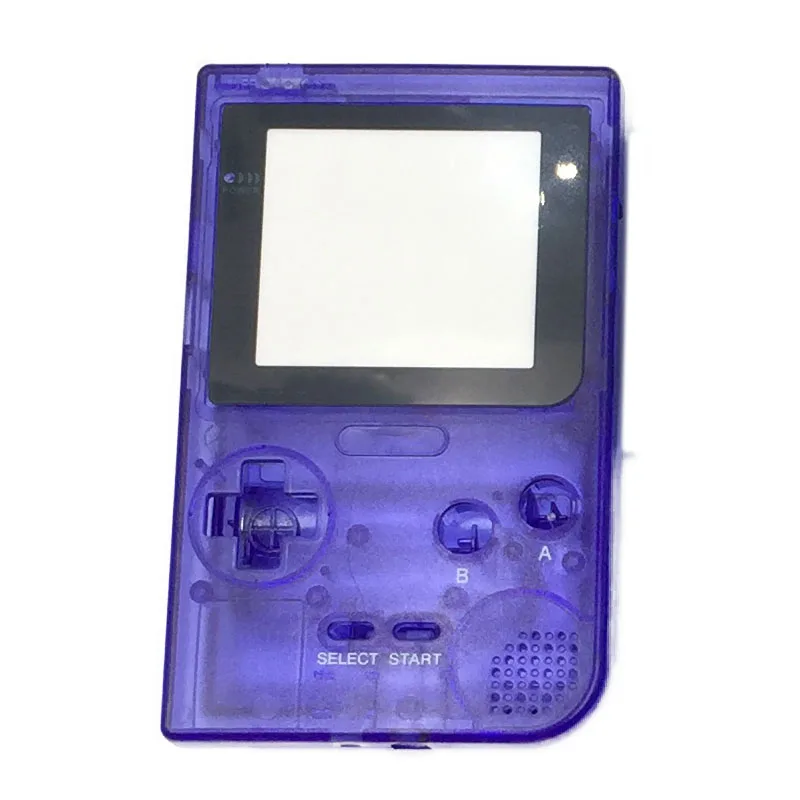 Корпус для nintendo Game boy Pocket GBP чехол - Цвет: Clear Blue Dark P