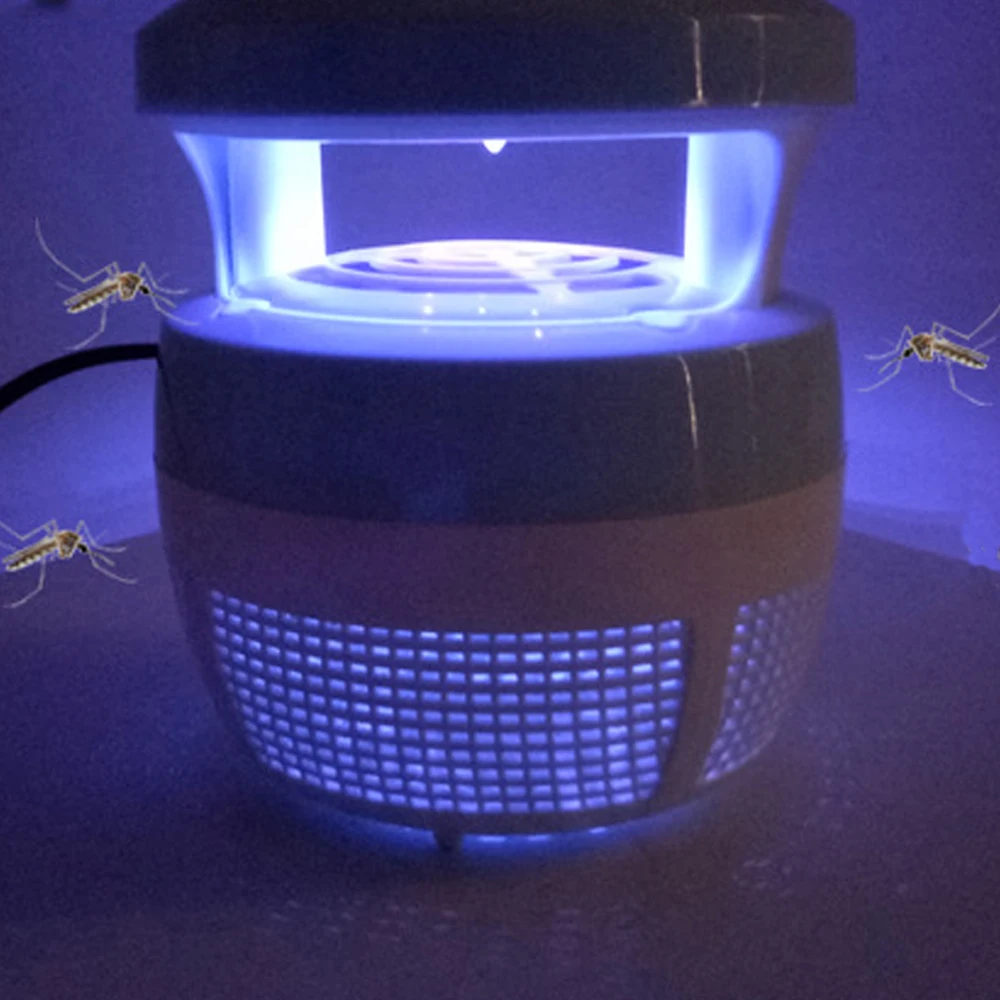 Москитная лампа 220 В 5 Вт Светодиодная usb-зарядка антимоскитная лампа светодиодный ловушка насекомые амбарные вредители ОСА лампы для внутреннего ночного освещения