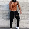 Black Joggers Sweatpants Men Cotton Print Casual Pants Gym Fitness Slim Drawstring Trousers Male Sportswear Running Track pants ► Photo 3/6