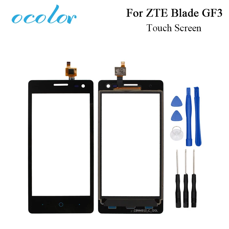 Ocolor для ZTE Blade GF3 сенсорный экран оригинальный ремонта сенсорного экрана Запчасти
