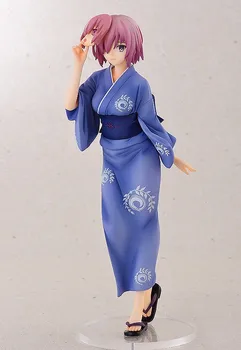 

21cm Fate Saber Stay Night Mash Kyrielight/Matthew Kyrielight bathrobe ver PVC Action Figure Toys Model Dolls Anime Gift