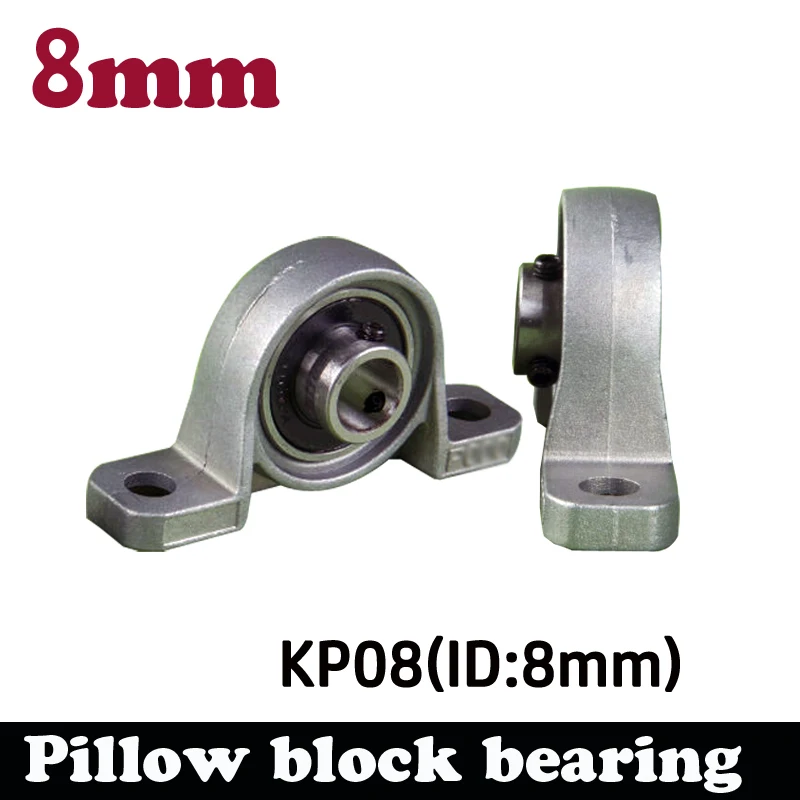 

8mm KP08 Kirksite Bearing Insert Bearing Shaft Support Spherical Roller Zinc Alloy Mounted Bearings Pillow Block Housing