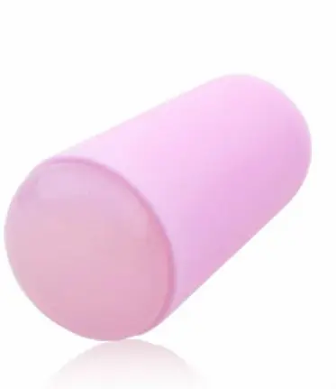 1 шт., матовая большая ручка, сделай сам, Силиконовая печать для дизайна ногтей, штамповка, переводной инструмент для маникюрного принтера, шаблоны для ногтей, штампы, 4 цвета - Цвет: Розовый