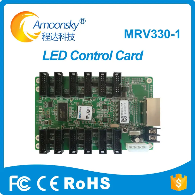 DIP SMD P8 P10 открытый 3535 светодио дный знак экран модуль видео карта NOVA MRV330 1 Высокая