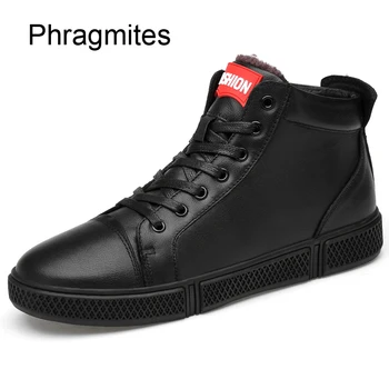 

Phragmites European allmatch leather shoes unisex small size 37-45 men boots 2019 four season white sneakers zapatos de hombre
