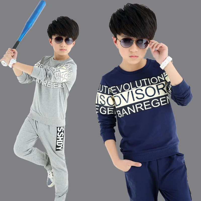 

2016 Spring Boys Sport T-Shirt Suit Two Sets, O'dell Cotton Letter Baseball Suit Pullover Tops Tee Kids Long Sleeve, Sport Pants