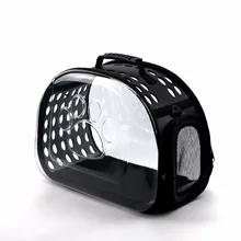 Многофункциональный держатель для переноски домашних животных кошка собака Прочная ПВХ дышащая дорожная сумка Прозрачная видимая Наплечная Сумка с изображением кошки