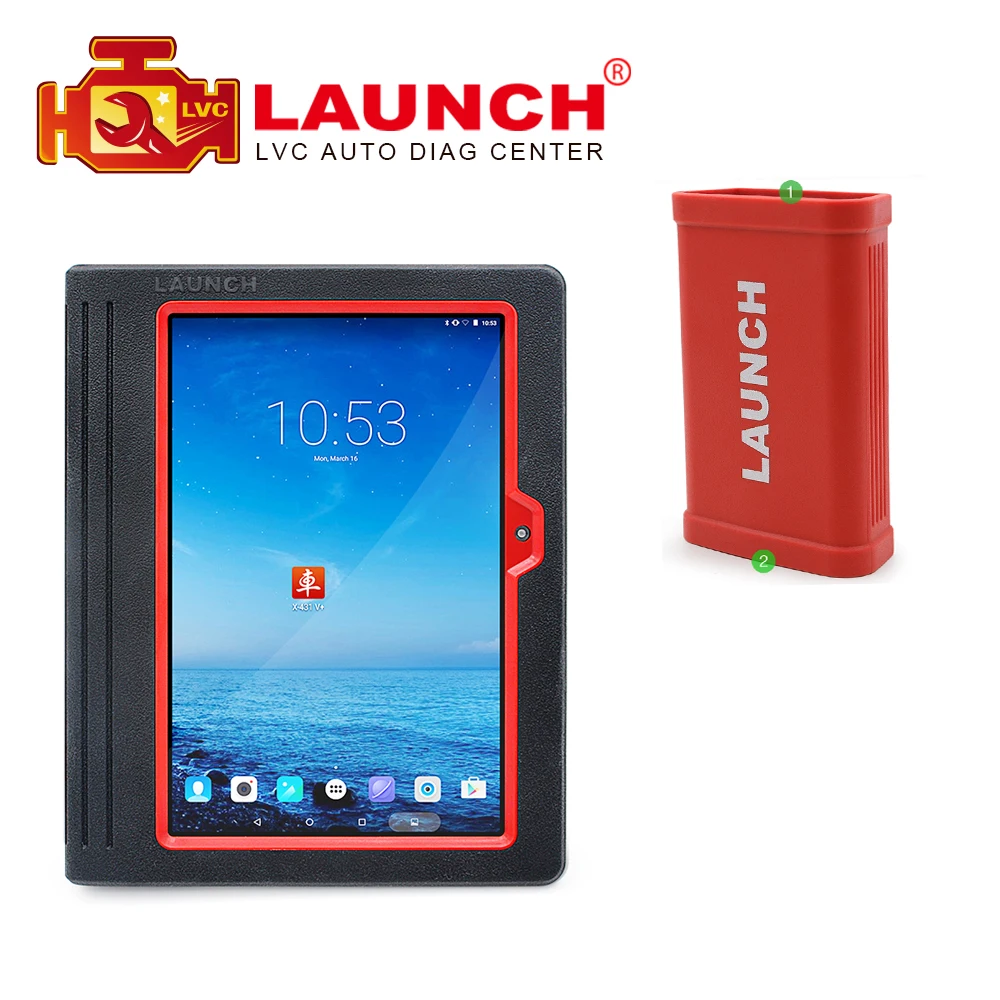 Диагностический модуль LAUNCH X431 V + plus с Wi Fi/Bluetooth HD для тяжелых грузовиков полный