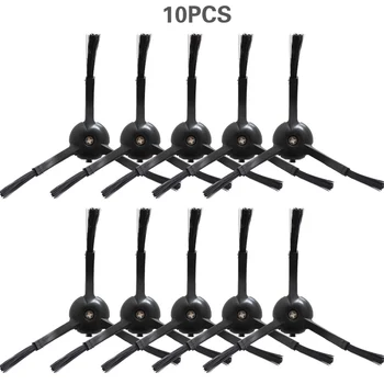 

10 Pcs Side Brush For Xiaomi Mi Roborock S50 S51 S55 Robot Vacuum Cleaner Spare Parts Attachment Black Replacement