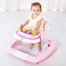 Baby walker baby child walker slammed Baby strollers multifunction rollover 6 18 months Car Walker Small