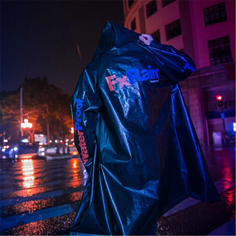 HFNF Дождевик куртка водонепроницаемая Солнцезащитная пара зонтик пальто пончо Водонепроницаемая рубашка