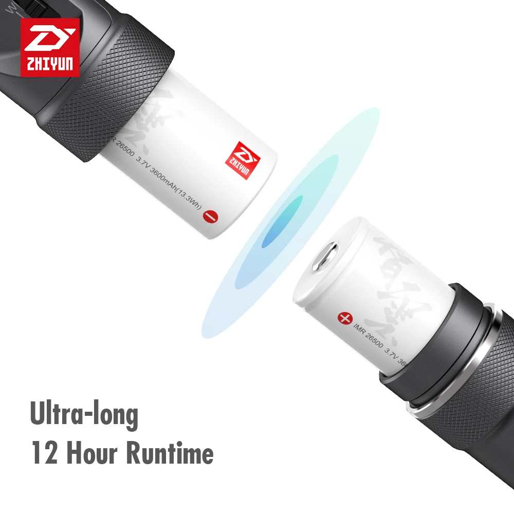 Zhiyun Crane Plus 3 осевой ручной шарнирный стабилизатор для камеры GoPro 2500 г Полезная нагрузка длинной выдержкой Интервальная покадровая съемка Горизонтальное кадрирование движения памяти Для беззеркальных цифровых зеркальных фотокамер