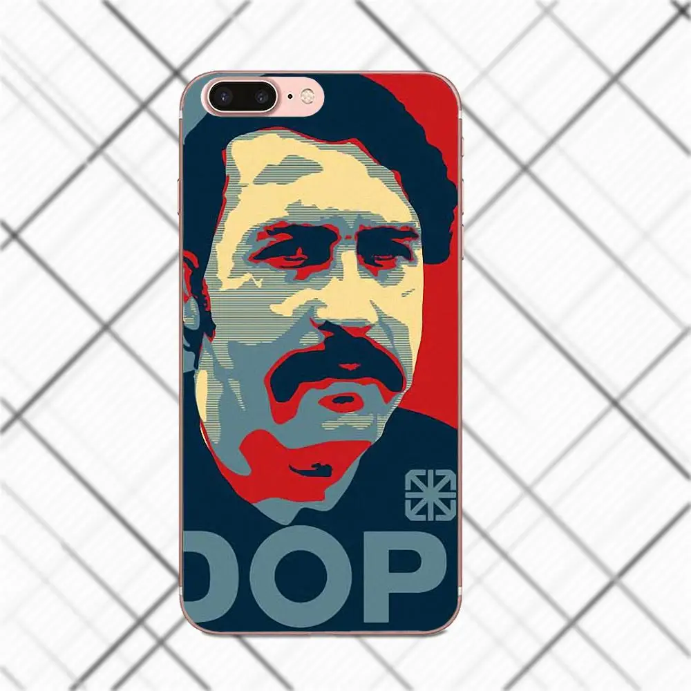 Плата о Пломо Narcos Pablo Escobar серебро или свинец для Galaxy Alpha Core Prime Note 4 5 8 S3 S4 S5 S6 S7 S8 S9