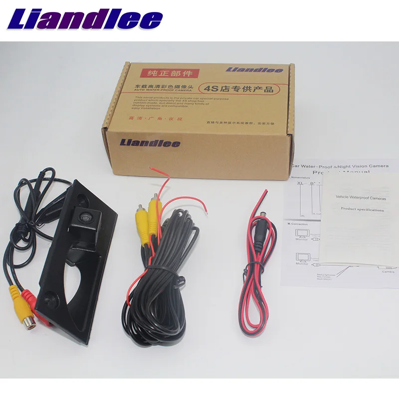 LiandLee Car Trunk Handle Rear View Reversing Parking Camera For Honda Elysion RR1-RR6 2004~2013 (8)