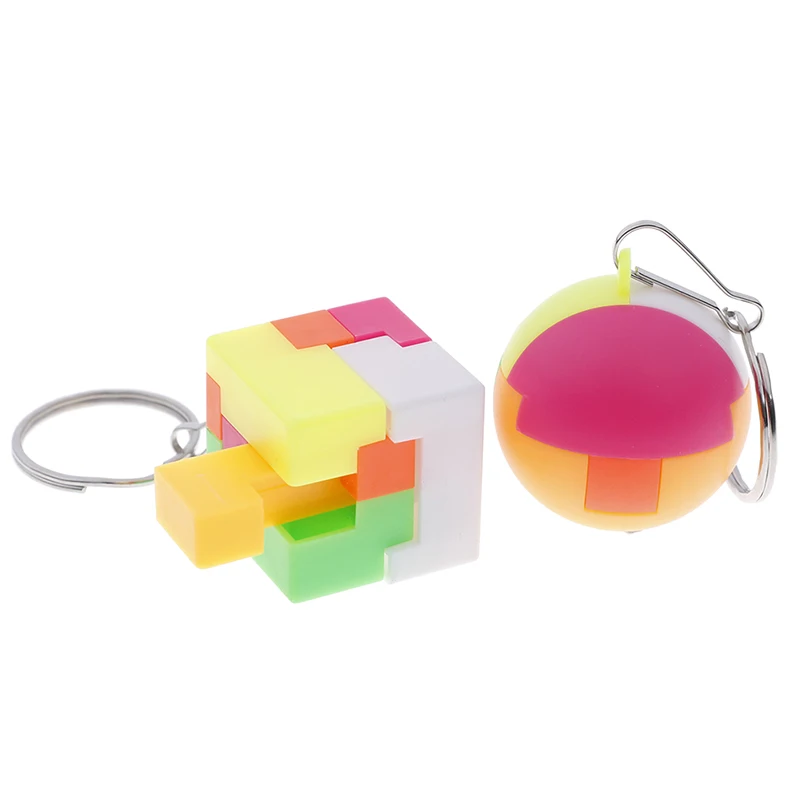Милый мини-брелок, волшебный кубик, трихедрон, цилиндрический скоростной кубик, головоломка, магическое обучение, развивающие игрушки для детей, мальчиков