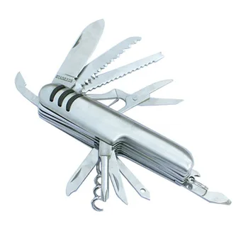 Prostormer 11 In 1 Stainless Folding Knife Multi-fuction Outdoor Survival Tool Combinated Pocket Knives Camping Hunting Knife