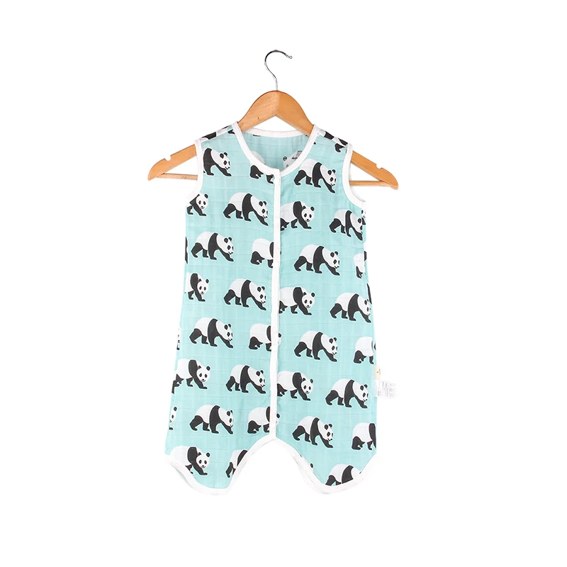 Конверт для ребенка, раздельные штанишки для малышей, комбинезоны с рисунком, летний для новорожденных, спальный мешок, газовая сумка, BMT034