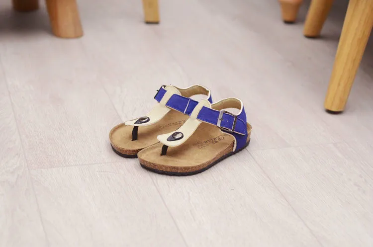 Boys Sandals Mom Baby Shoes Casual Girls Sandals Kids Clogs Flip Flops Sandalia Infantil Kids Summer Shoes Cork Sandalias 22-39