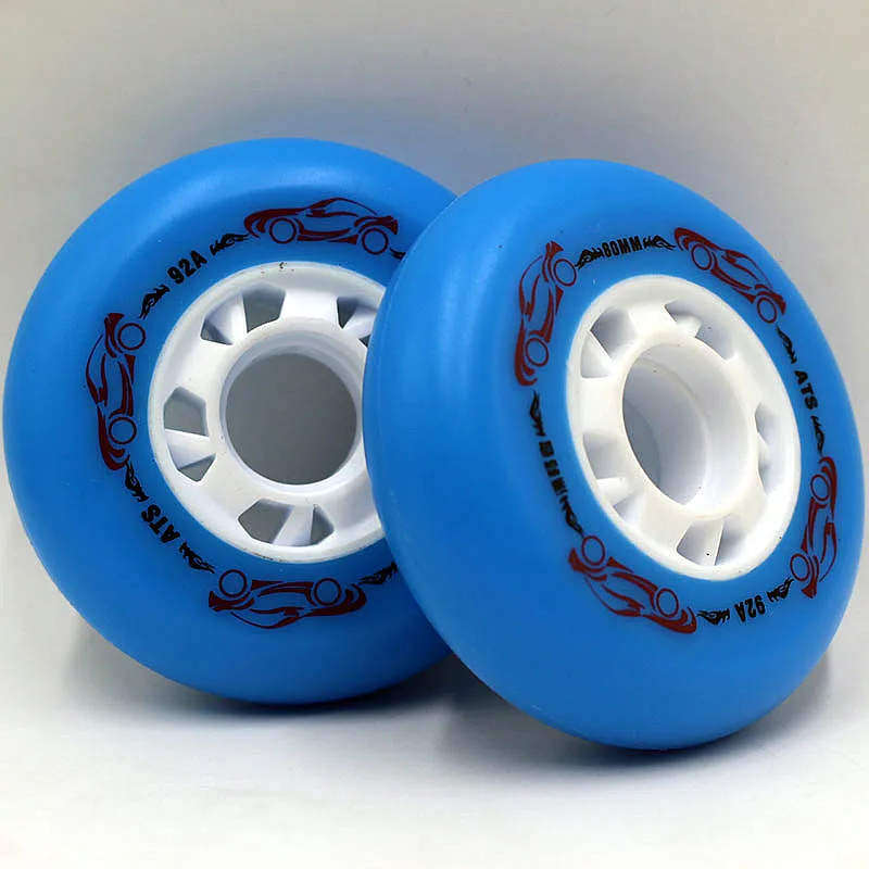 

4/8PCS 72/76/80mm 92A FSK Wear-resistant pu Roller Skates Wheels Sliding Wheels