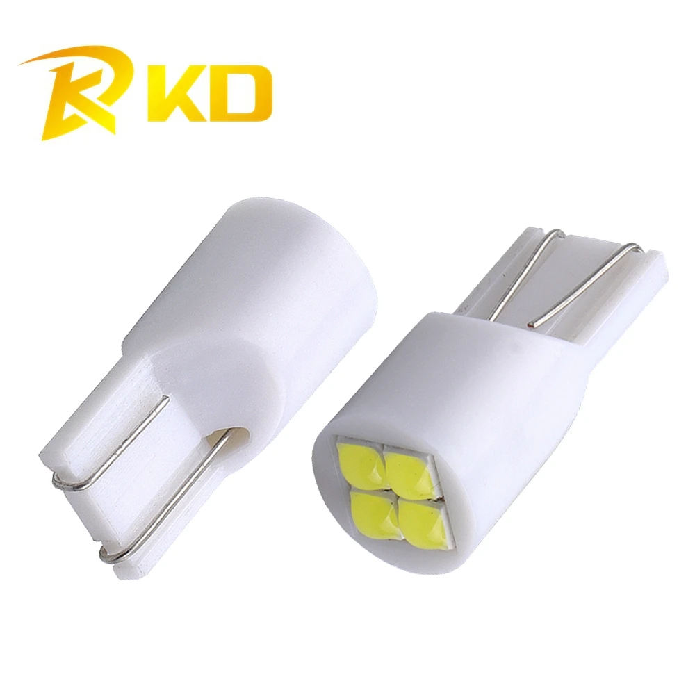 KD 10 шт./лот t10 led 194 168 w5w Автомобильные аксессуары лампы 3030 4smd автомобильные белые