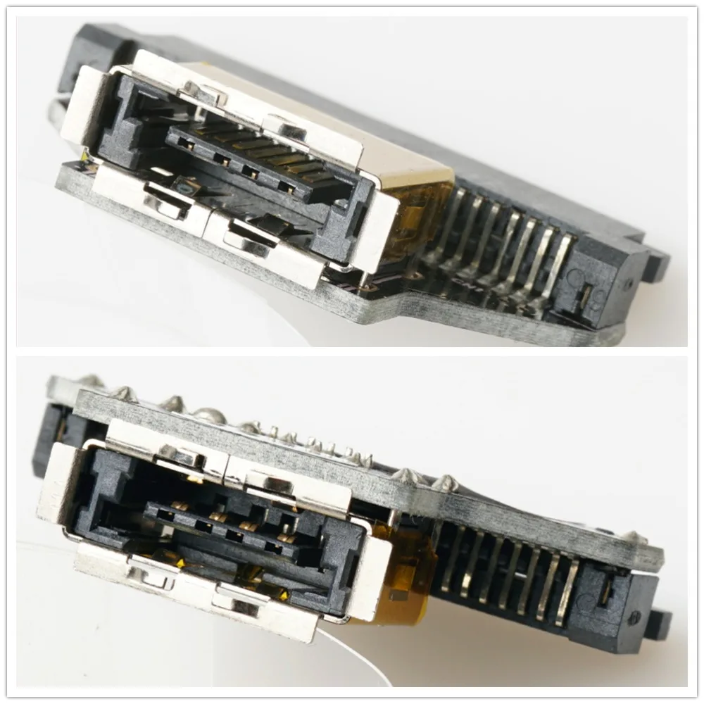Daul Power eSATA (esata + usb)/esatap female to sata 15 7pin 22pin разъем переходник кабель для ПК HDD| |