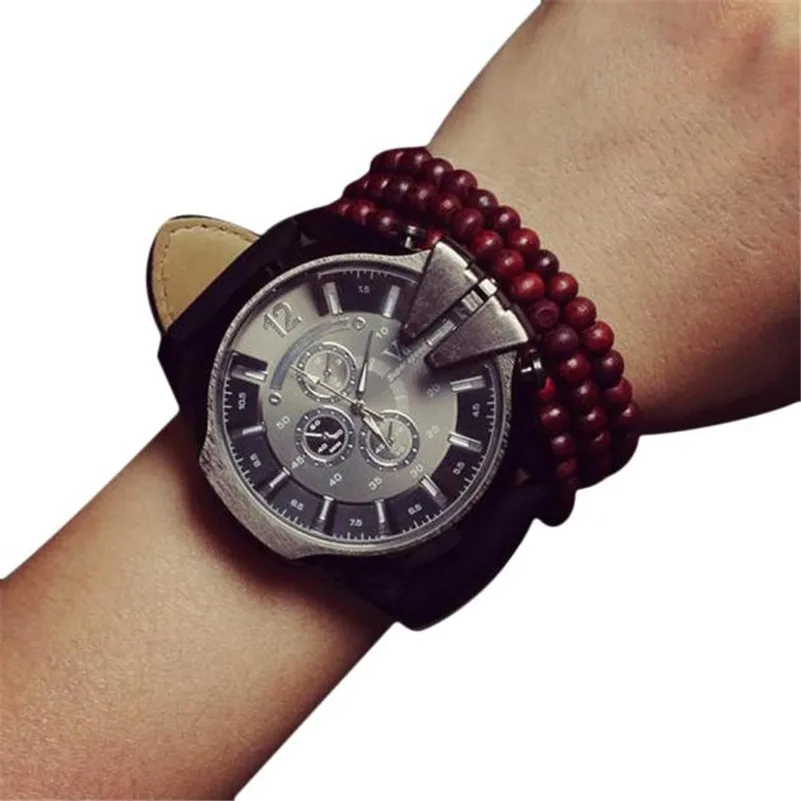 

Irisshine I02 unisex watches love gift couple brand luxury Fashion Casual Men Faux Leather Quartz Analog Wristwatch wholesale