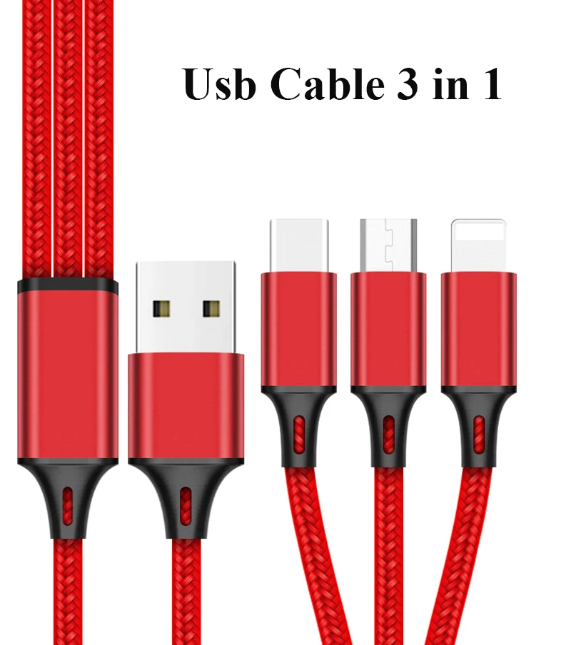 1 Usb Cable 3 in 1