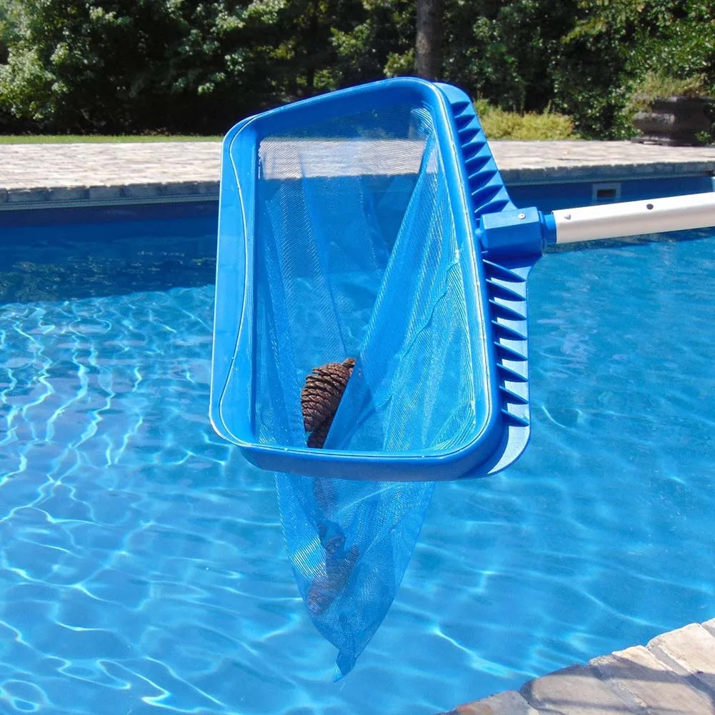 

Heavy-duty Deep Water Net Swimming Pool Rake Bag Head Spas Skimmer Pond Pools Leaf Cleaning QJ888
