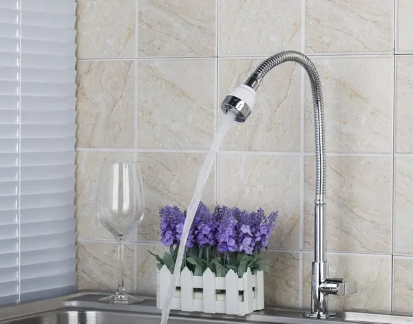 

Torayvino e_pak Single Colde DL8551-4/1 All Around Rotate Swivel 360 Kitchen Faucets With Plumbing Hose Tap Faucet
