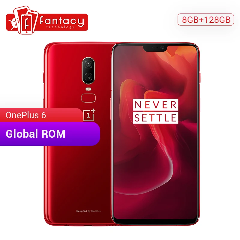 OnePlus 6 8 Гб 128 ГБ Восьмиядерный процессор Snapdragon 845 6,28 ''FHD 20MP+ 16MP AI двойная камера Face ID OxygenOS смартфон NFC