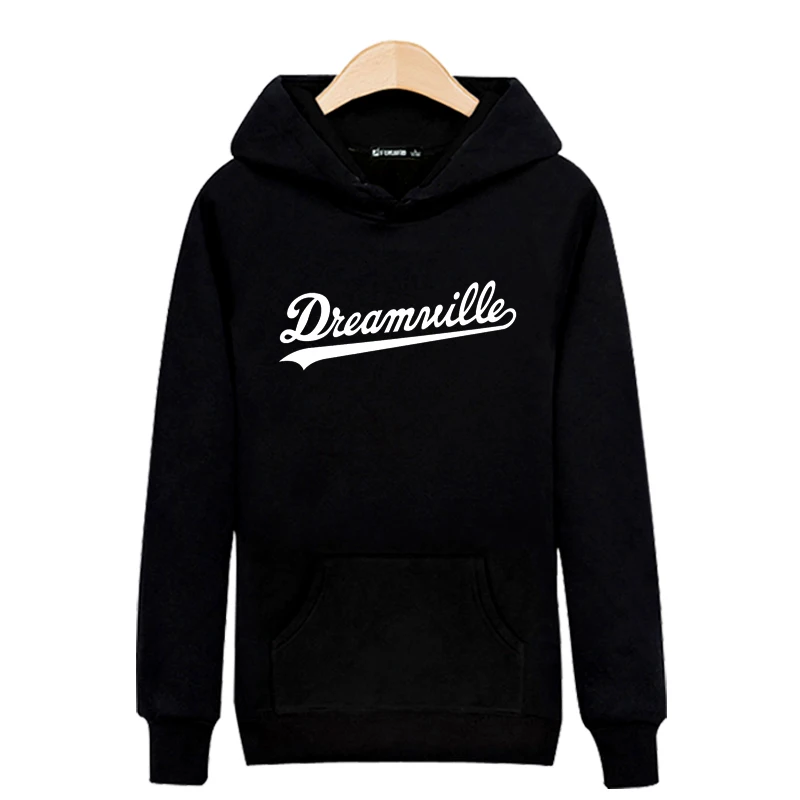 Dreamville толстовки 2017 Осень Зима модные для мужчин хип хоп толстовка мужской