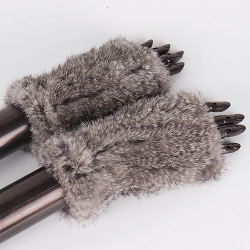 rabbit fur grey