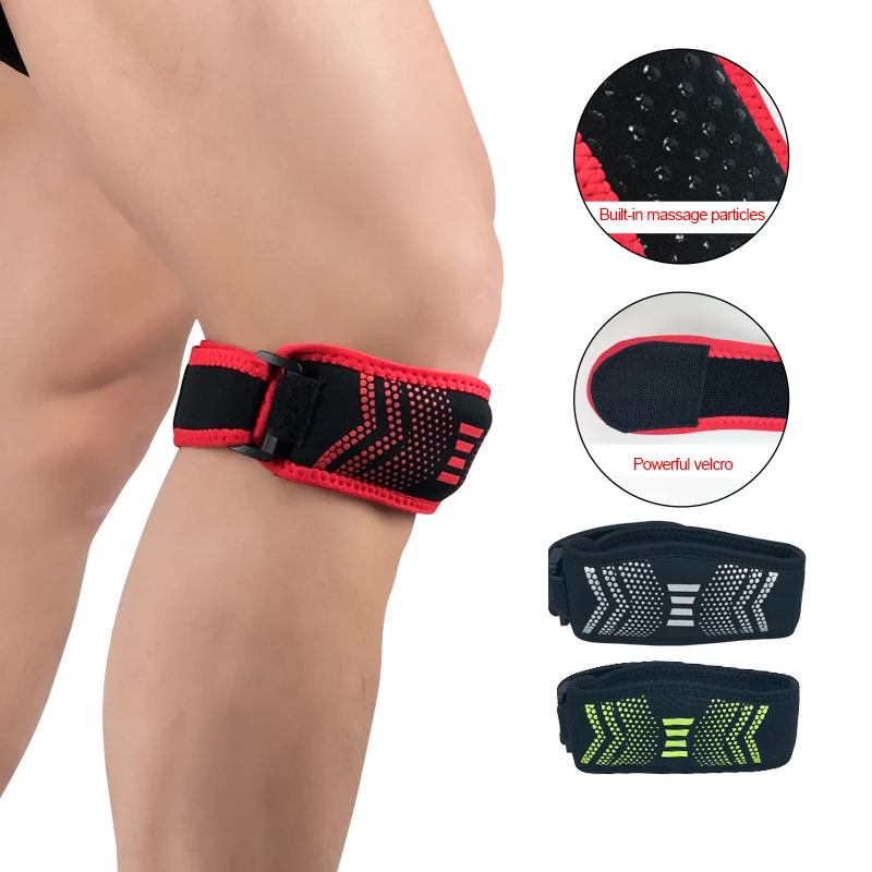

1 Piece Adjustable Patella Belt Outdoor Riding Climbing Patella Pressure Belt Men Women Shock Absorption Running Knee Protection