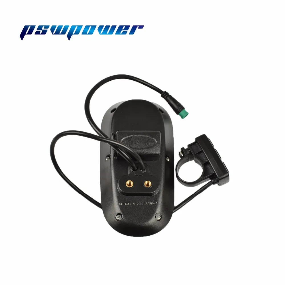 Top ebike 24V 36V 48V intelligent black KT-LCD6-USB Control Panel LCD Display Electric Bicycle bike Parts for KT controller 2