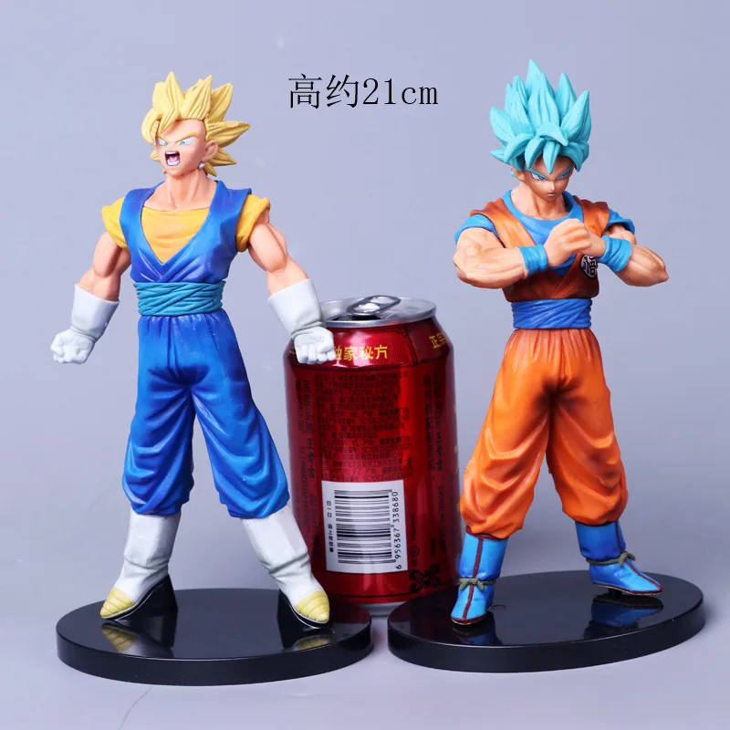 Dragon Ball Z Super Saiyan Vegetto & Son Goku1:8 окрашенная фигура DXF Warriors vol.4 из ПВХ игрушка фигурка 20