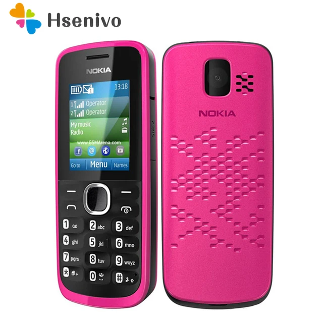 Best Offers 110 Original Nokia 110 FM Radio unlocked original dual sim card Good Quality Mobile Phone one year warranty refurbished