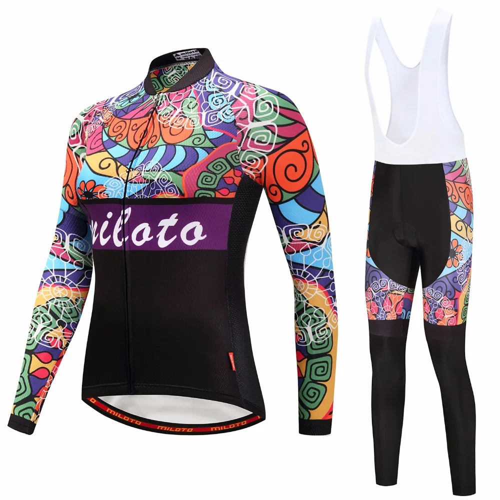 Miloto 2018 Women Cycling Jersey Set Long Sleeve Summer Bicycle Cycling Clothing Mtb Bike Jersey Shirts Maillot Ropa Ciclismo Women Cycling Mtb Bike Clothinglong Set Aliexpress