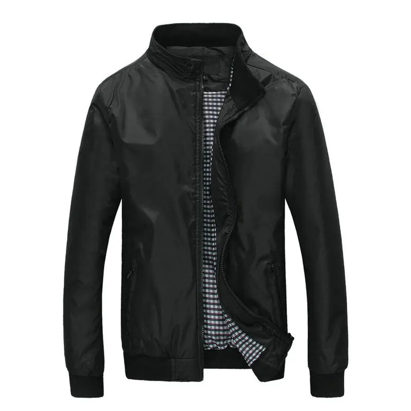 

2018 Spring Autumn Bomber Jacket Men Casual Lightweight Men Jacket Coat