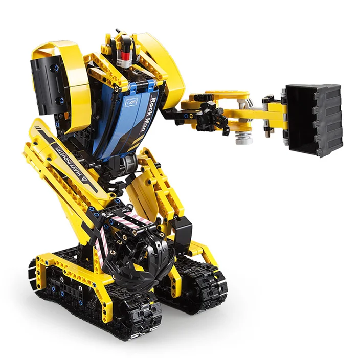 

CaDA C51026 Excavator Intelligent RC Building Blocks Toy Megalithic Robot 2 in 1 Remote Control Smart Blocks Best Gifts 930pcs